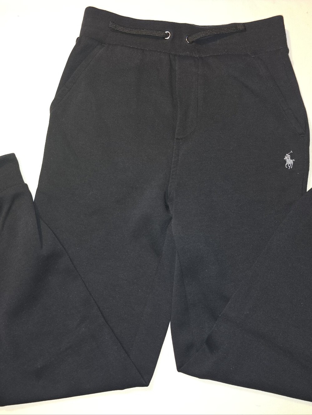 Polo by Ralph Lauren Black Jogger Sweatpants with Drawstring